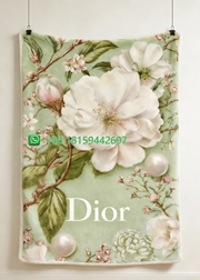 Dior Throw Blankets